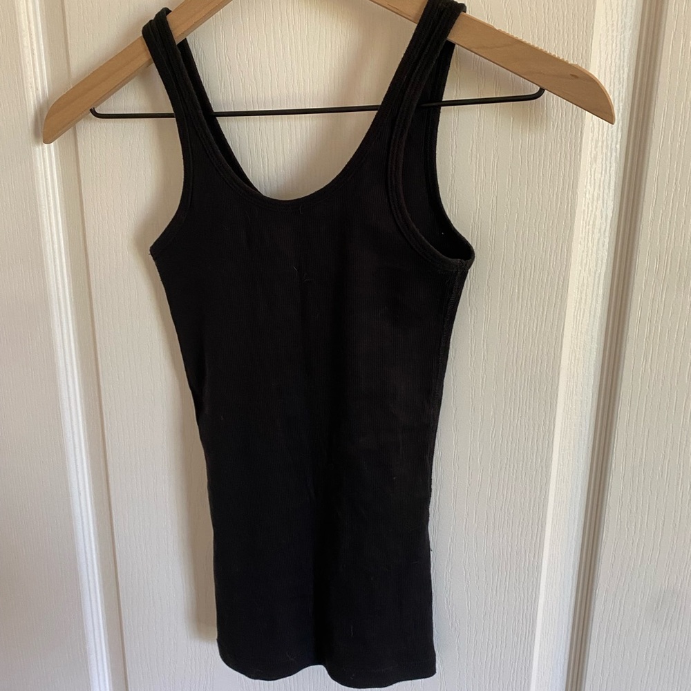 Aeropostale Black Sleeveless Tank Top